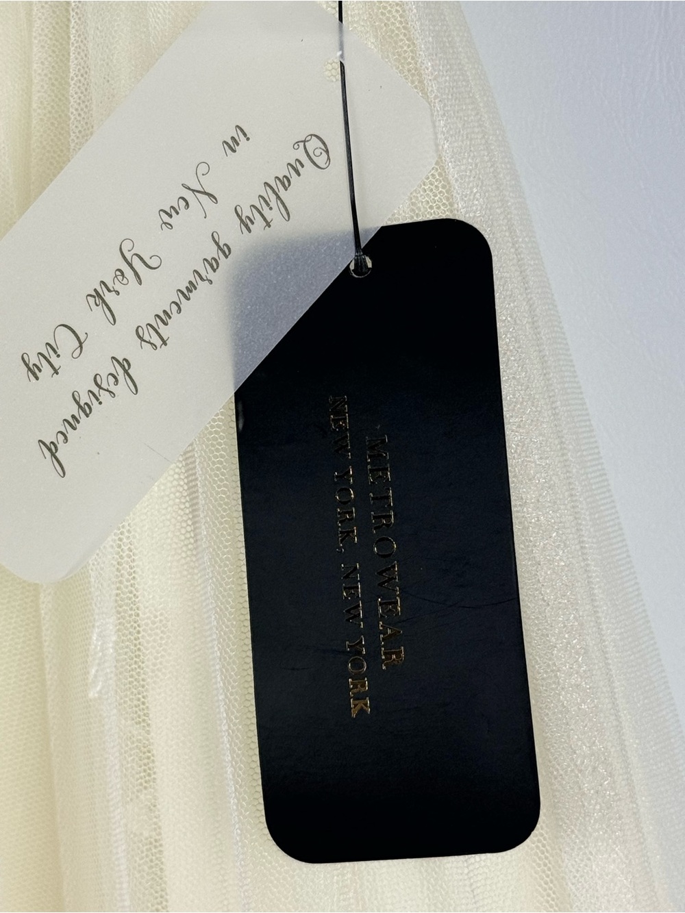 NWT MetroWear Ivory Whimsical Tulle Midi Skirt Cottagecore Fairy Romantic - Picture 8 of 13